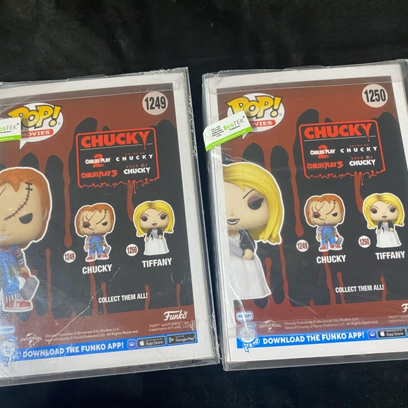 Chucky & Tiffany Funko Pop set - Picture 3 of 3